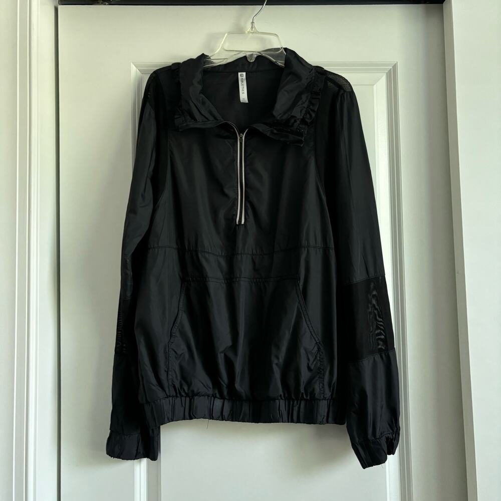 Fabletics Windbreaker Ziva Jacket Black Sz M Athletic‎ Running